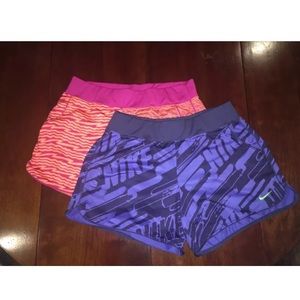 Nike Dri-Fit shorts - children XL, two pack, girl
